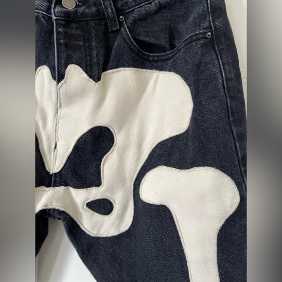 MNML D184 SKELETON STRAIGHT DENIM - Picture 10 of 13